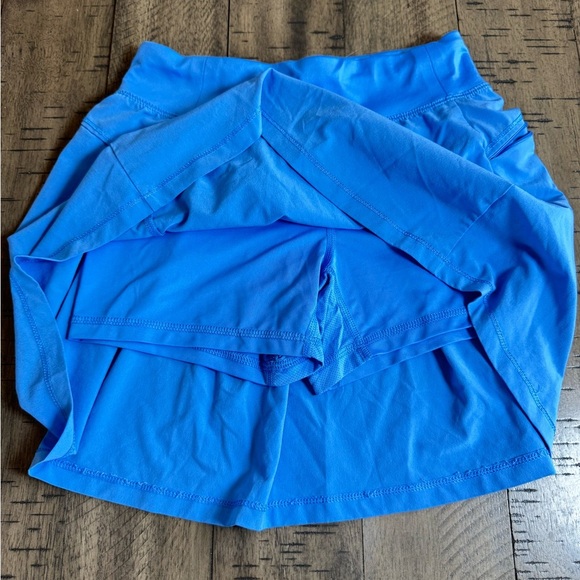 All in Motion Blue Skater Mini Skirt - Picture 3 of 7